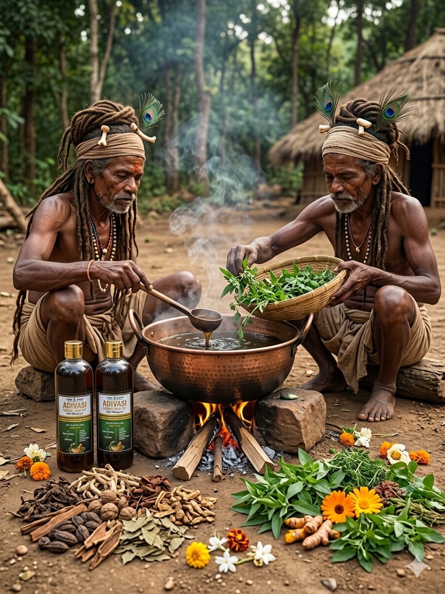 500ml oil adivasi